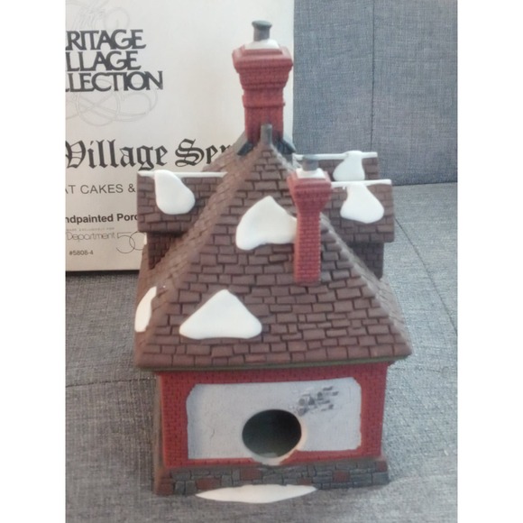 Vintage Department 56 Wm Wheat Cakes & Puddings Dicken's Christmas Holiday Decor - Picture 4 of 6